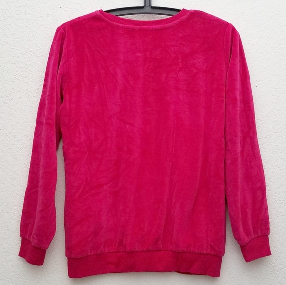 Pink Valour Crewneck Lace Up Sweater - Picture 3 of 3